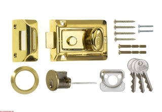 ERA BRASS TRAD. N/LATCH 60MM B/SET