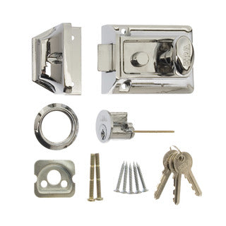 ERA TRAD. N/LATCH CHOME BODY CHROME CYLINDER CLAMPACK