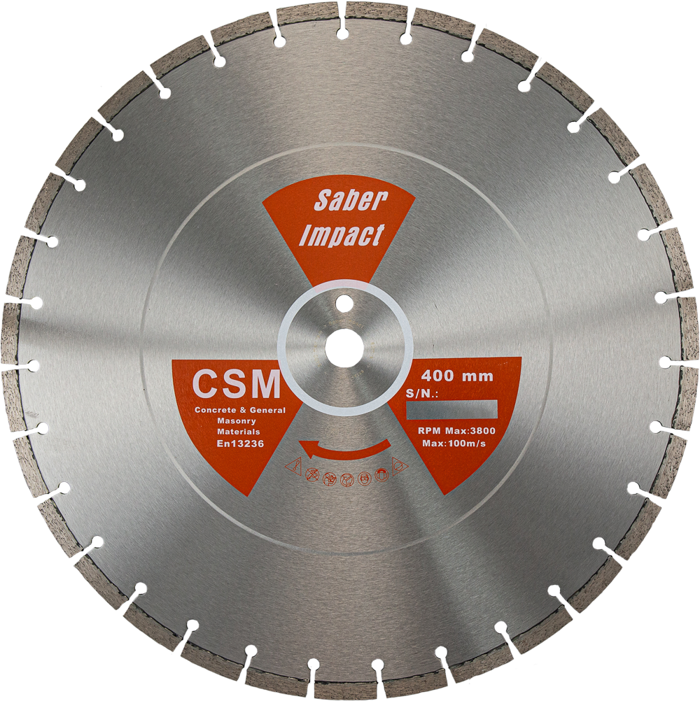 400CSM BORE DIAMOND BLADE 400mm X 25.4mm