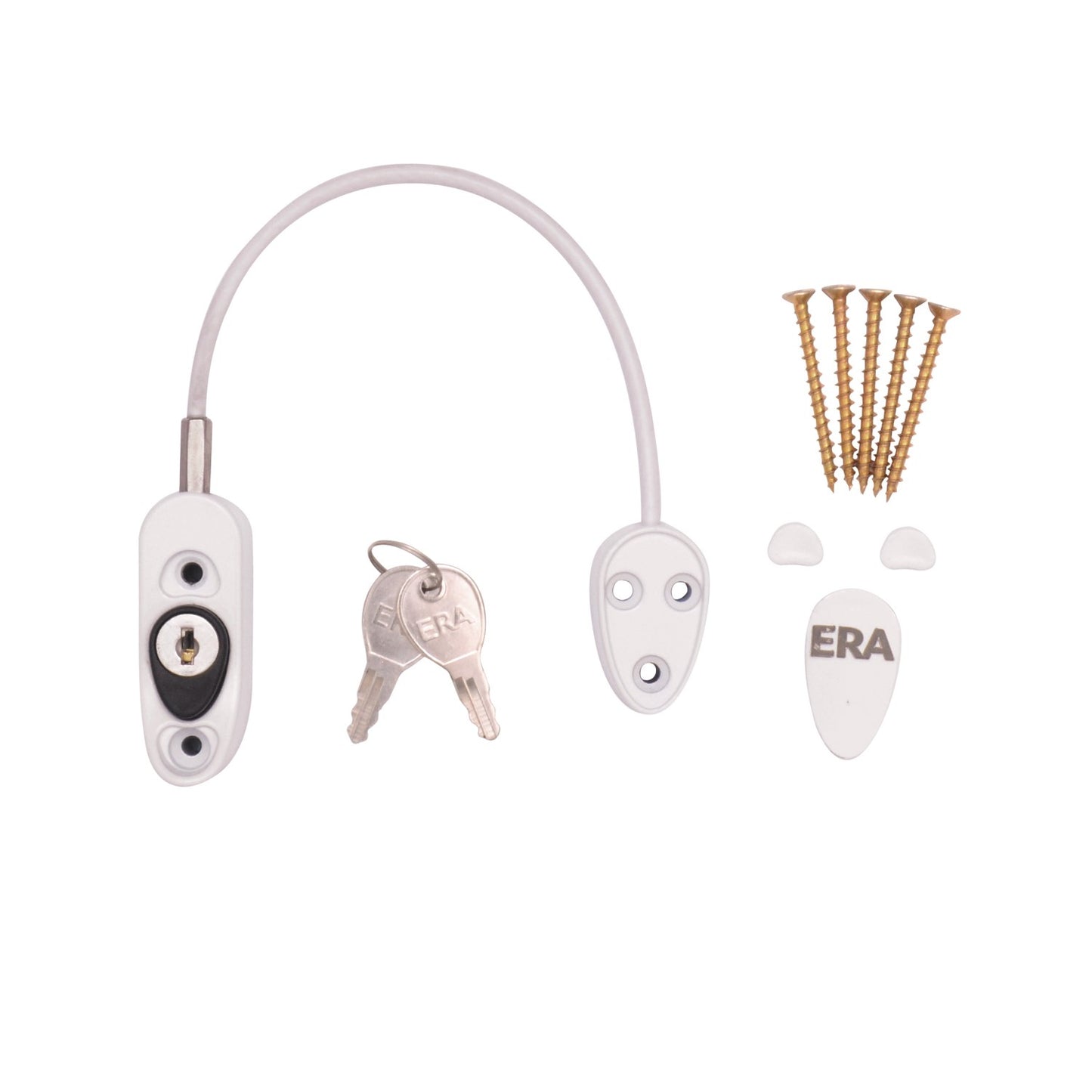 WHITE SAFETY LOCKING RESTRICTOR