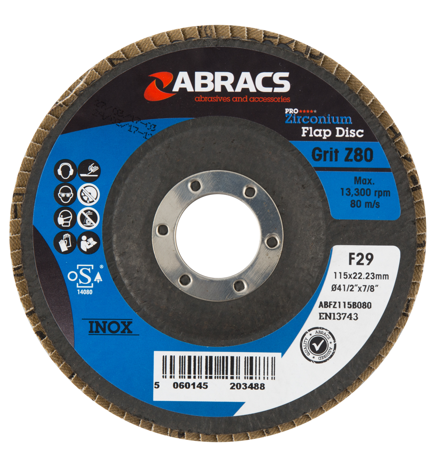 ABFZ115B120 FLAP DISC 115mm x 120g