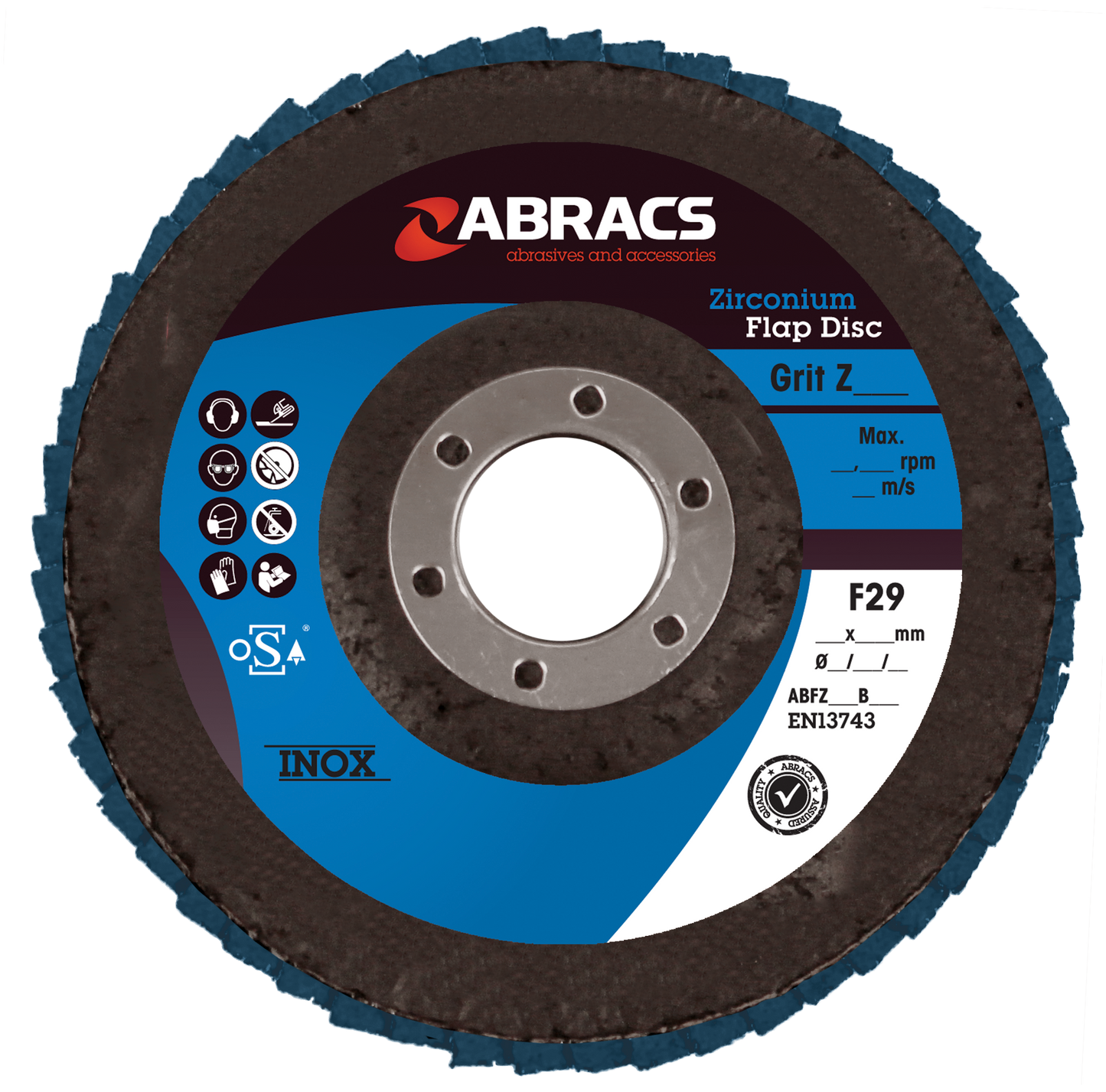 ABFZ180B040 FLAP DISC 180mm x 40g