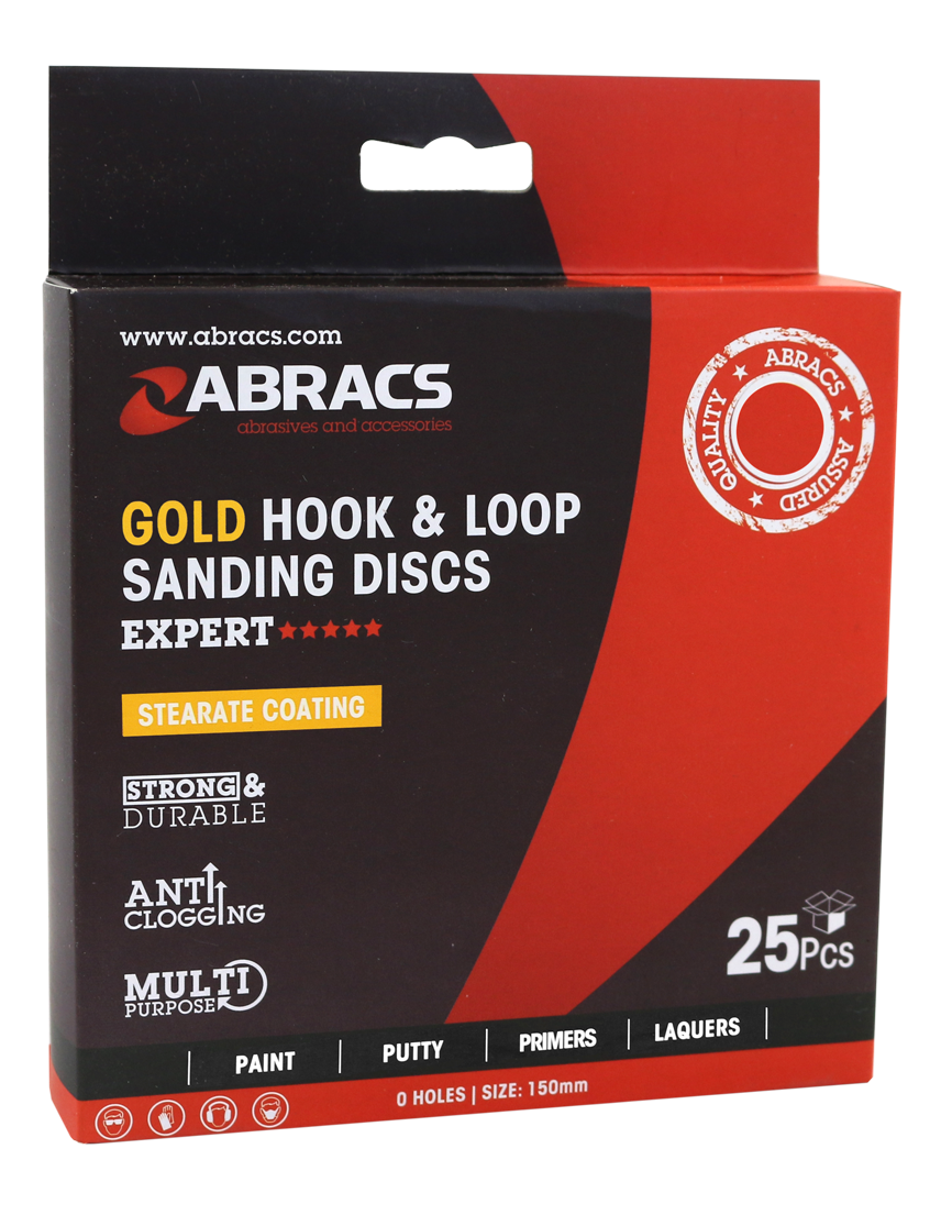 ABHLG0150100 "GOLD" HOOK & LOOP 150mm x 100g - 0 HOLE