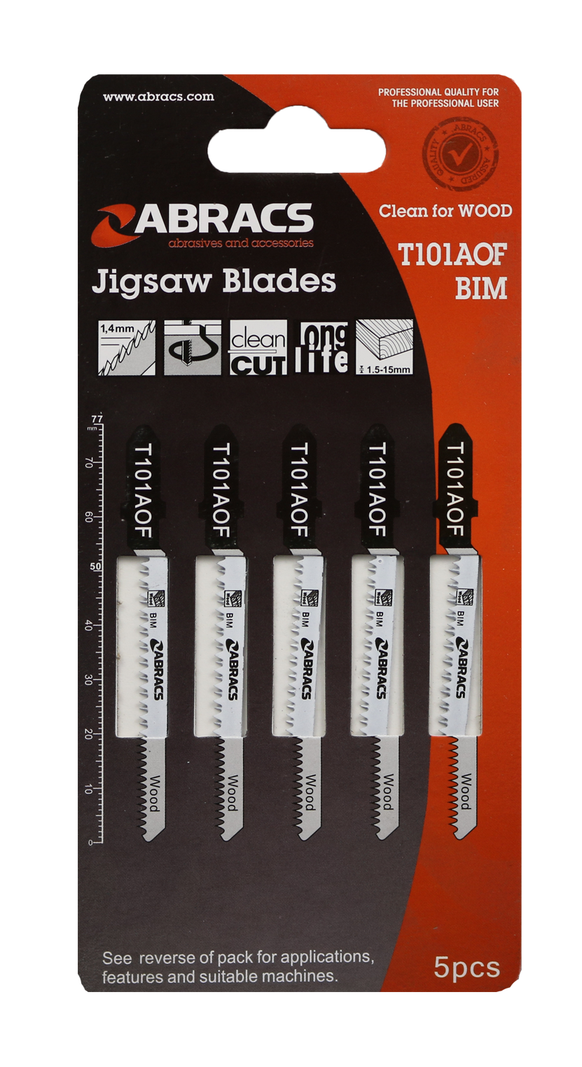 ABT101AOF JIGSAW BLADE WOOD T101AOF (5pcs)