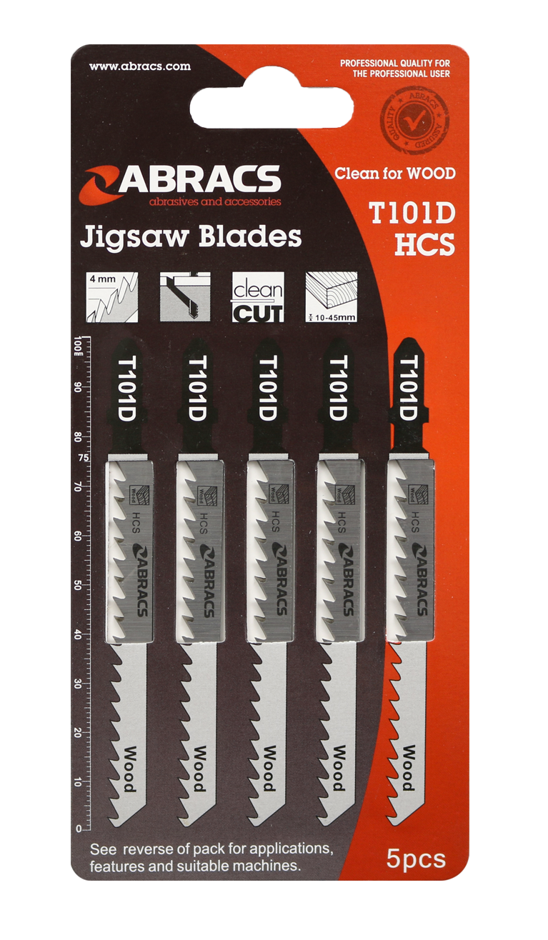 ABT101D JIGSAW BLADE WOOD T101D (5pcs)