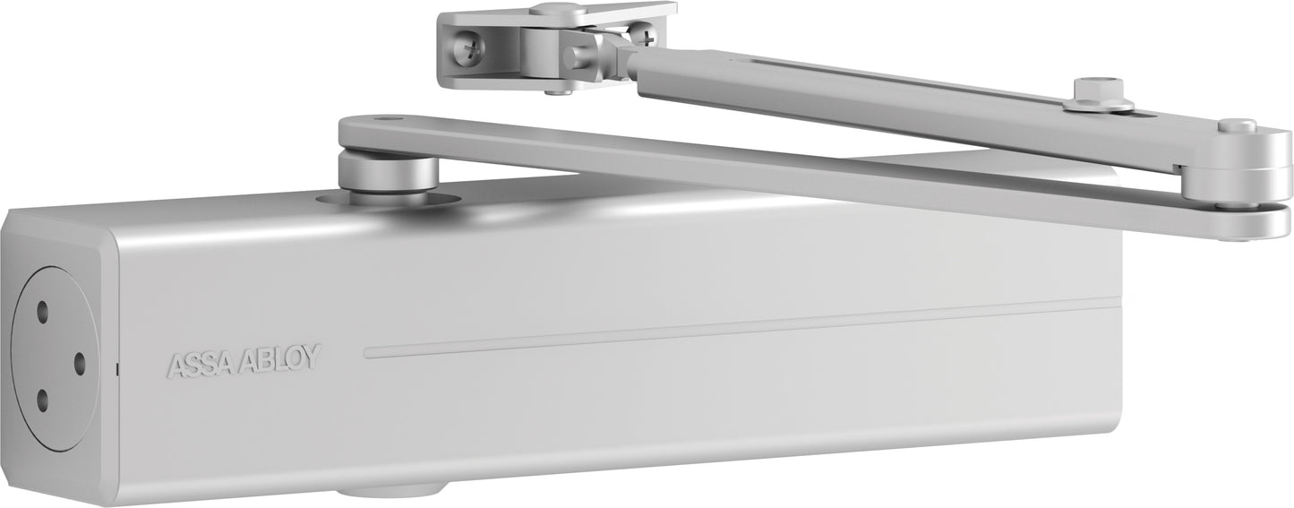 Certified in compliance with EN 1154, size 3-6 doors up to 1400 mm wide