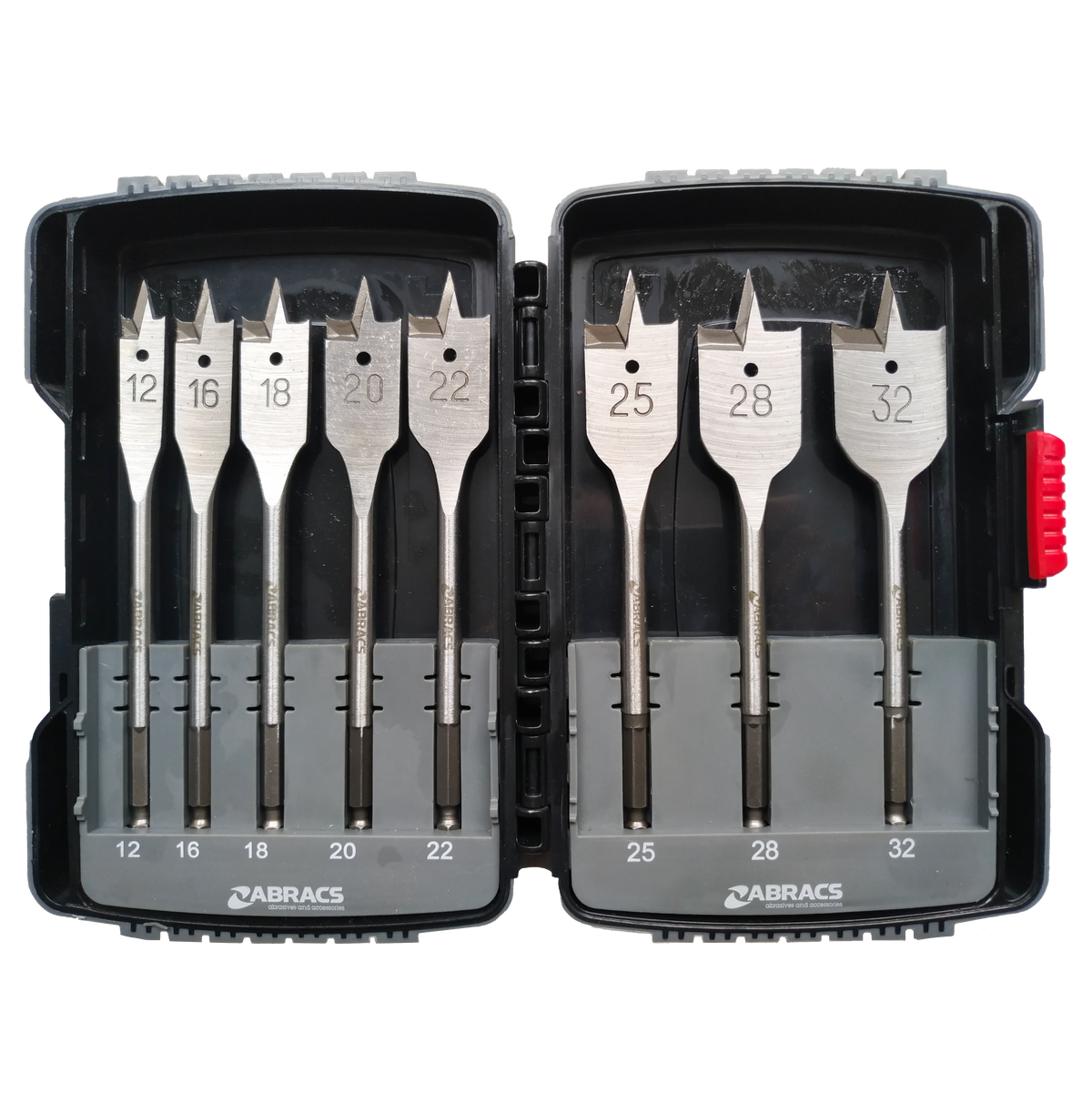 FWDBSET8 Flat Wood Drill Bit 8pc Set