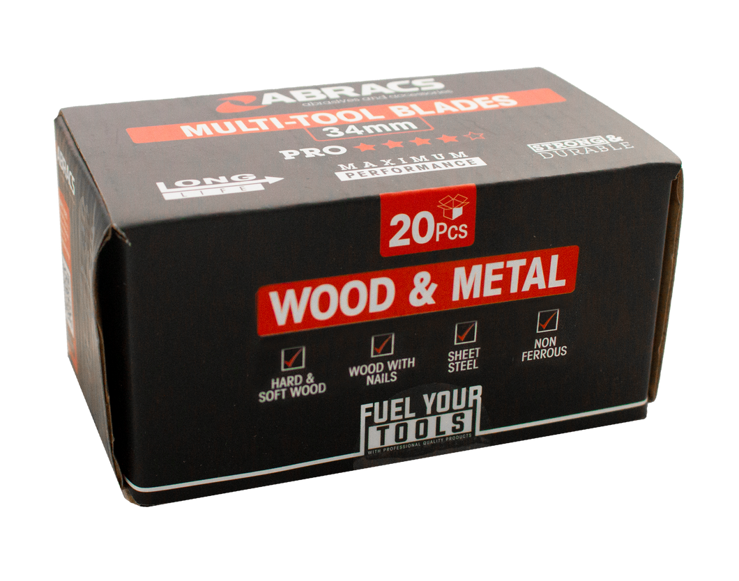 MTWM3420 34mm Multi-tool - Wood/Metal (20pc)