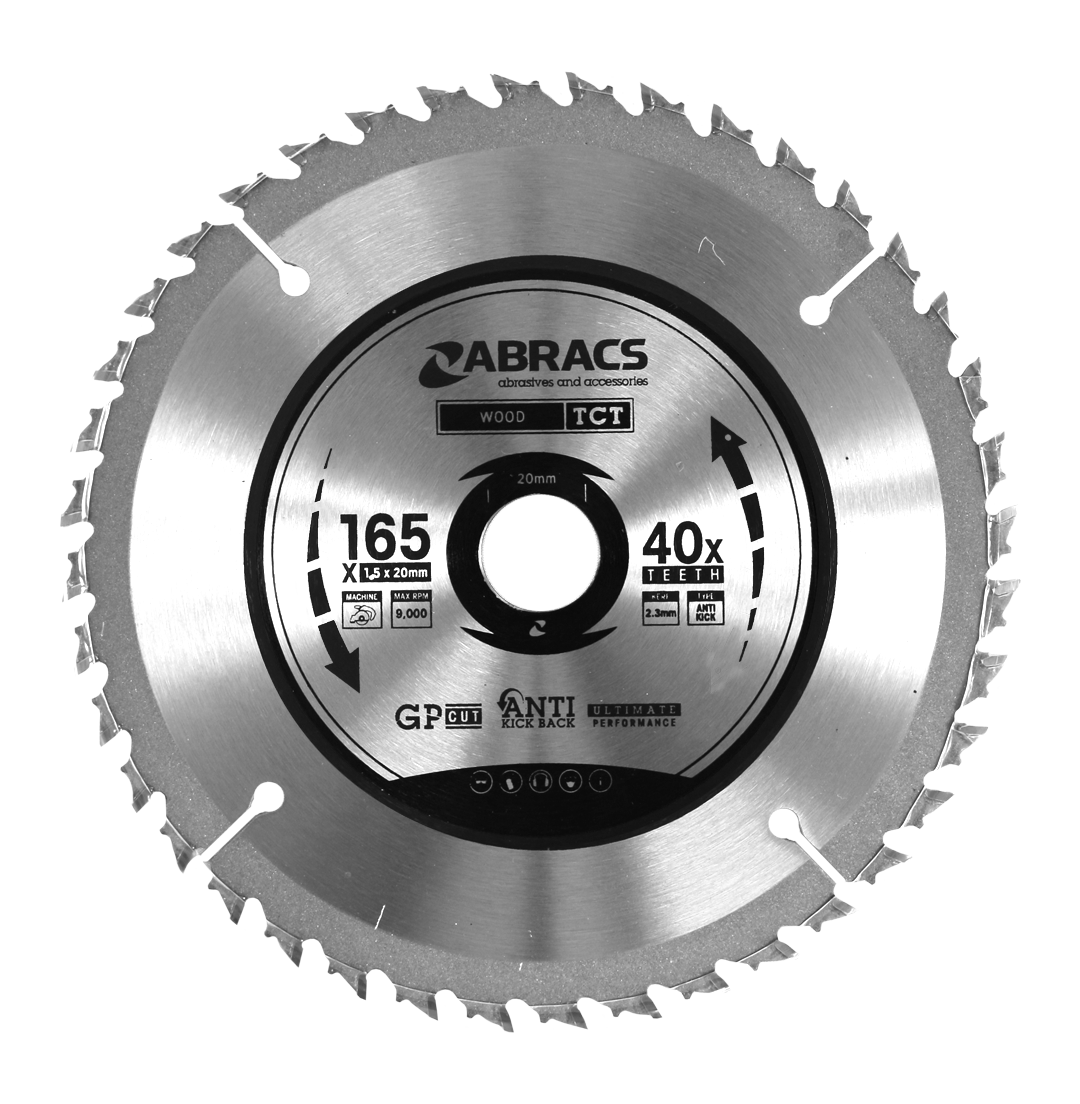 TCT16540 BLADE 165mm x 20mm x 40T - Wood