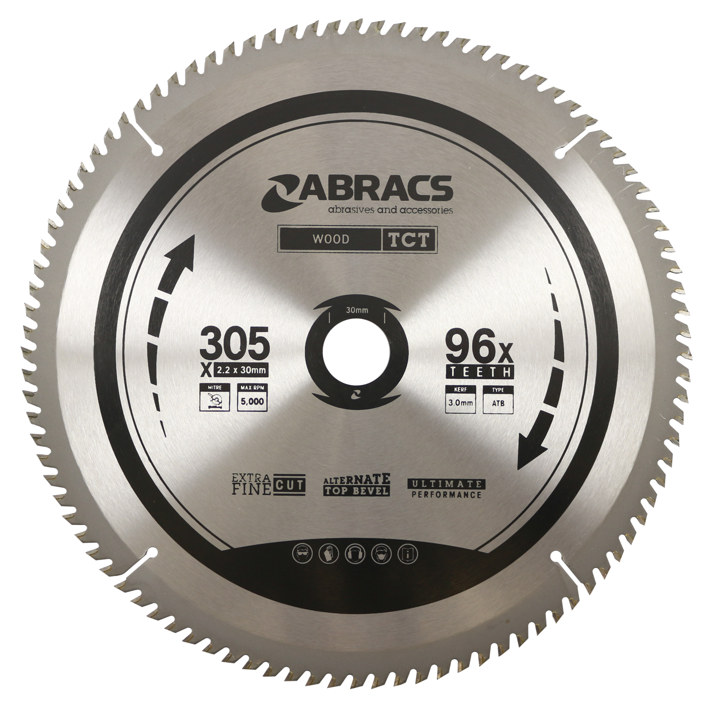 TCT30596 BLADE 305mm x 30mm x 96T - Wood