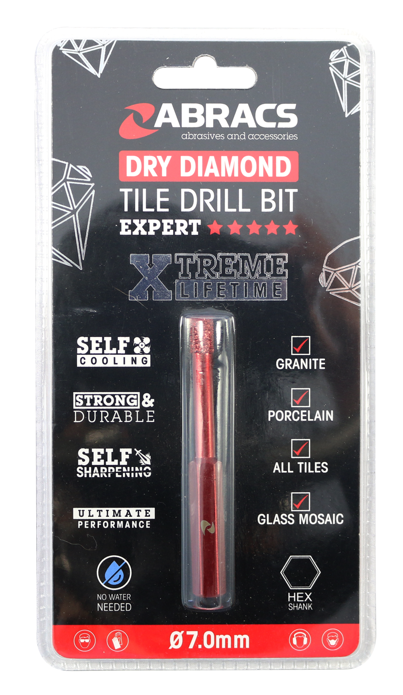 TDB07 Diamond Tile Drill Bit - 7mm