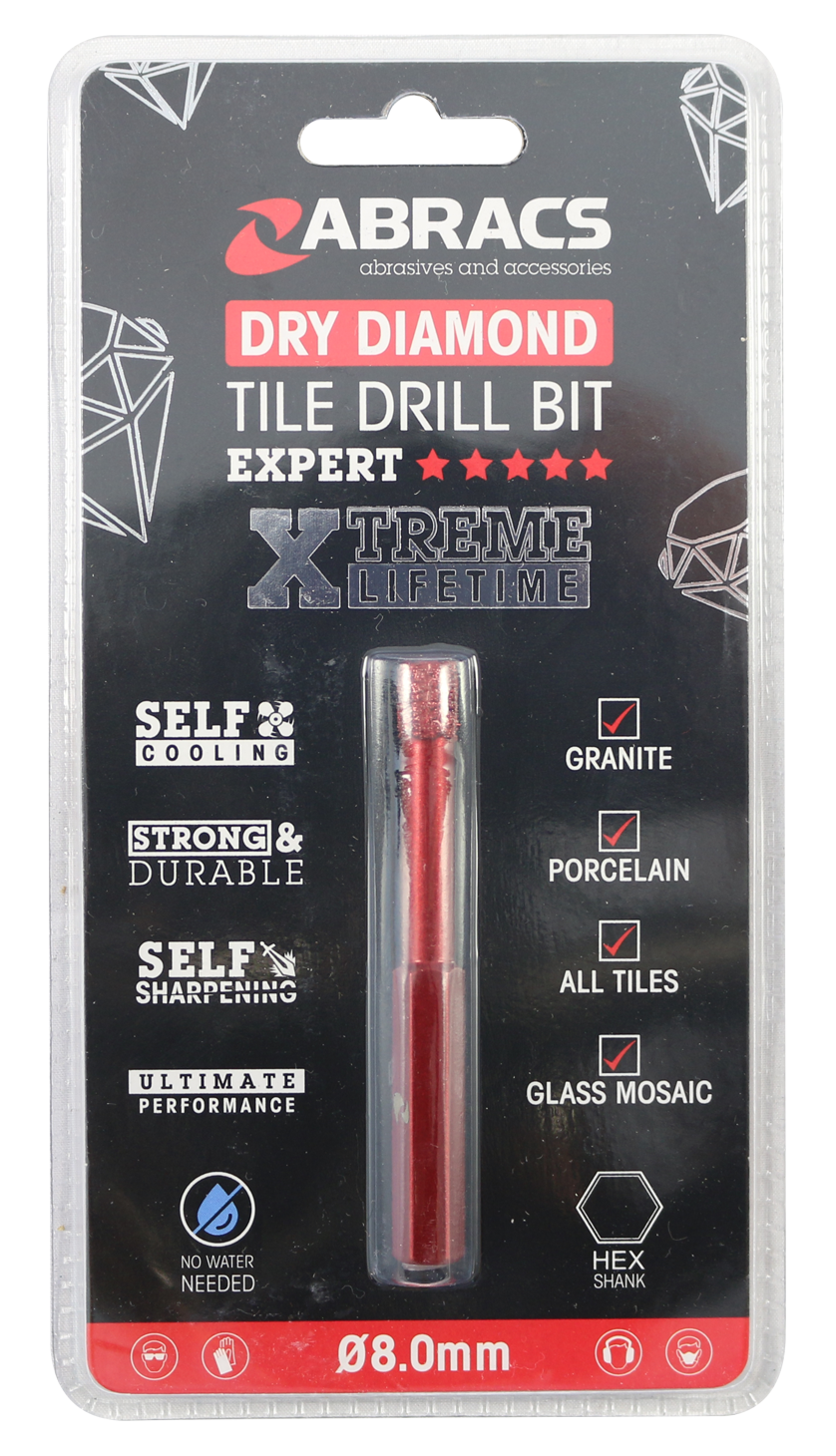 TDB08 Diamond Tile Drill Bit - 8mm