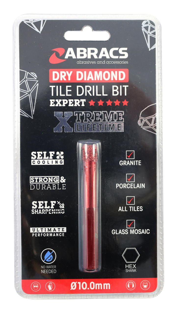 TDB10 Diamond Tile Drill Bit - 10mm