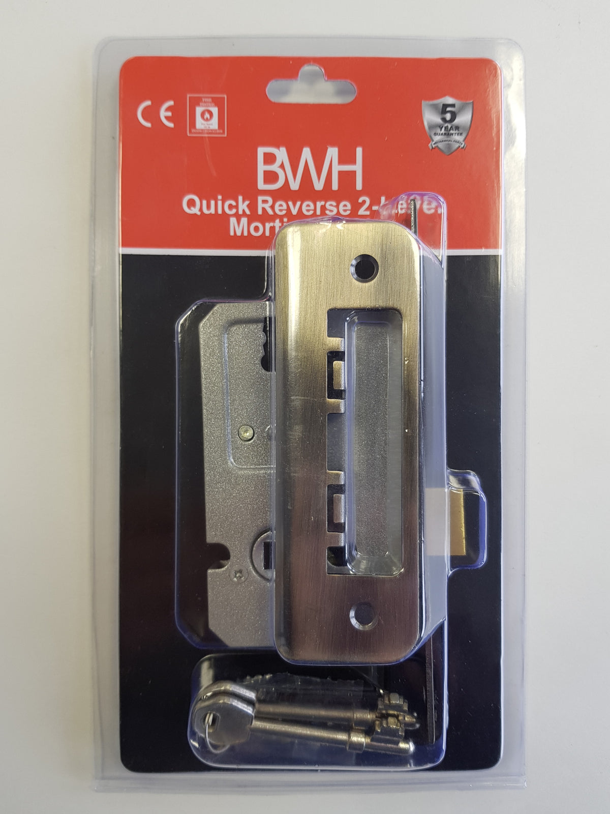 BWH VISI PACKED 63mm BRONZE 2 LEVER MORTICE LOCK
