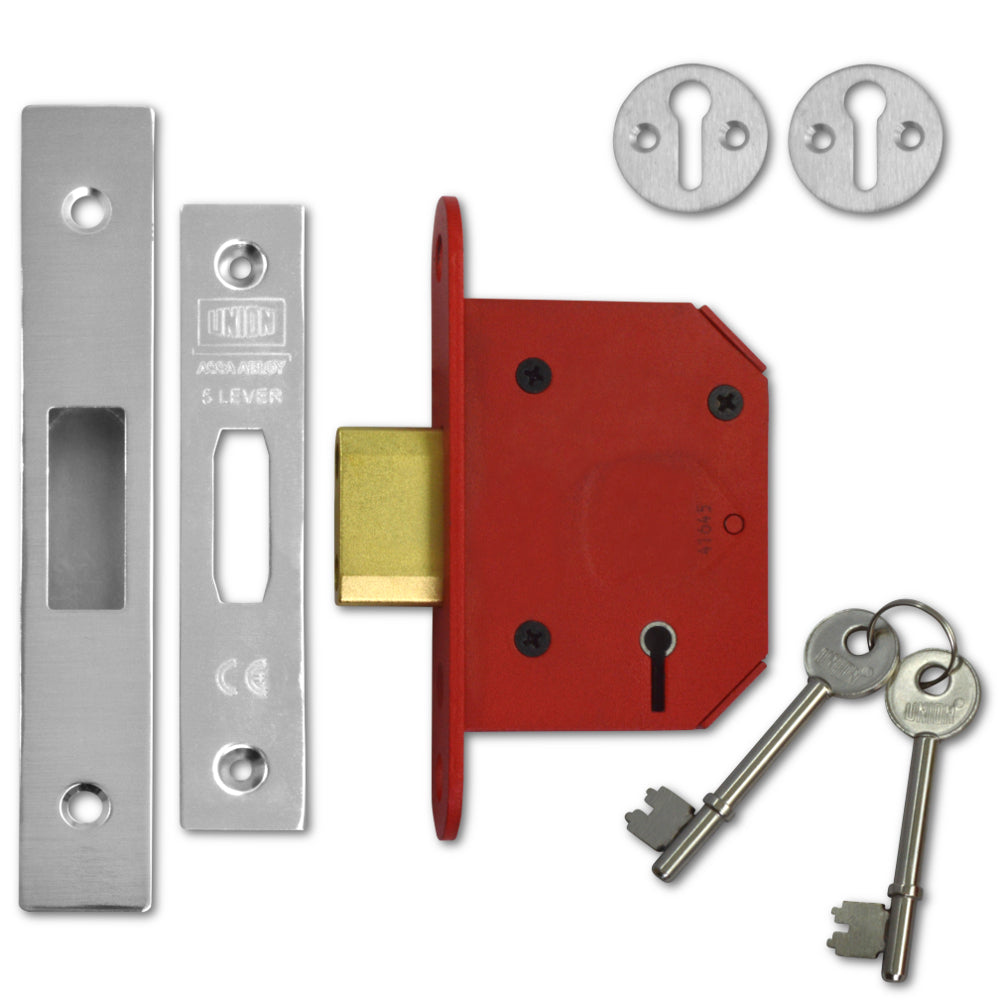 STRONGBOLT 2.5" 5L DEADLOCK STAINLESS STEEL