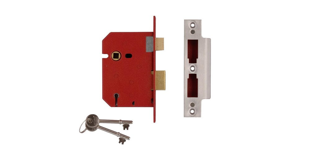 UNION 2.5'' 5 LEVER SASHLOCK SATIN CHROME