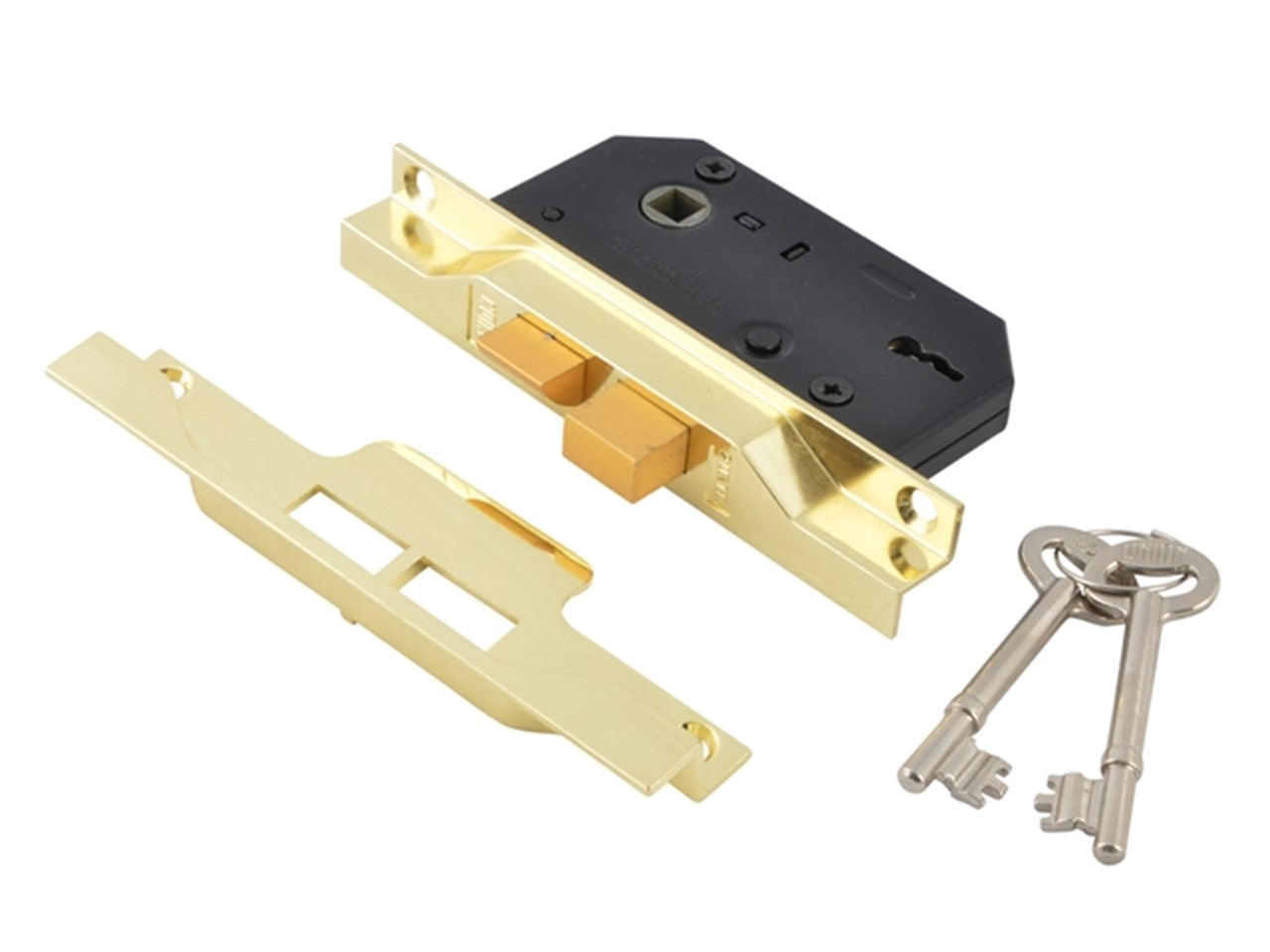UNION 3~ REBATED SASHLOCK BRASS