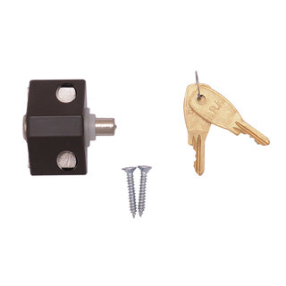 ERA BROWN PATIO DOOR LOCK