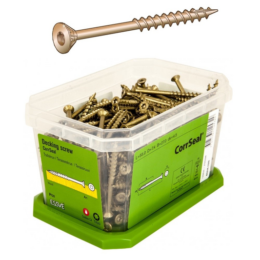ESSVE TORX WOODSCREW 6X180FH CORRSEAL (50)