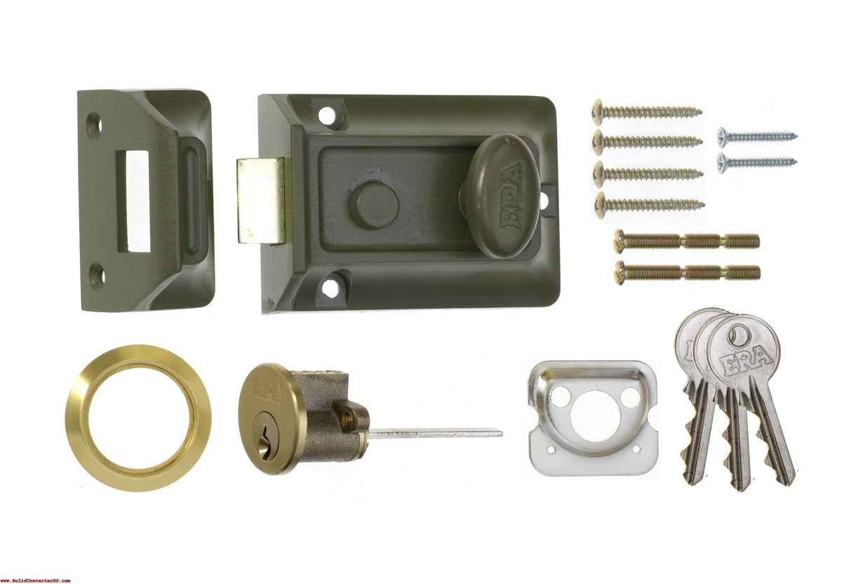 ERA TRADTIONAL NIGHTLATCH BRASS CYL.