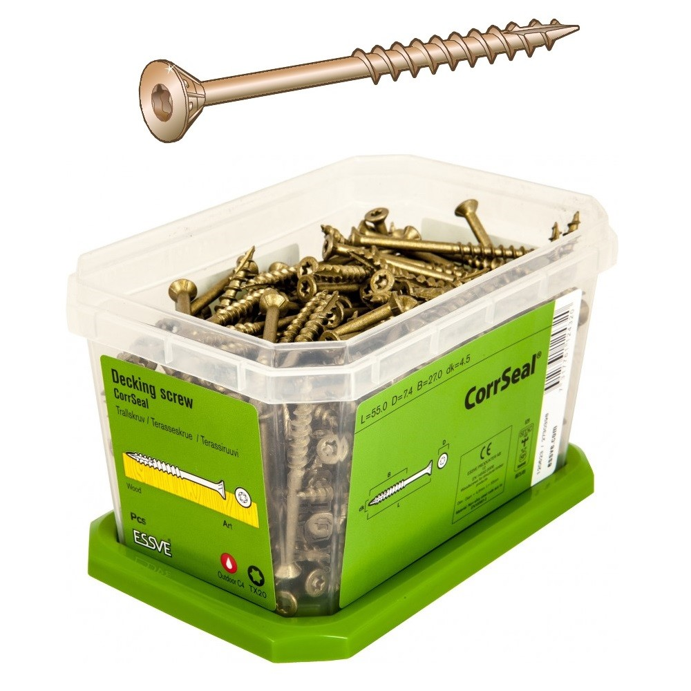 ESSVE TORX WOODSCREW 6 X 150  (100)