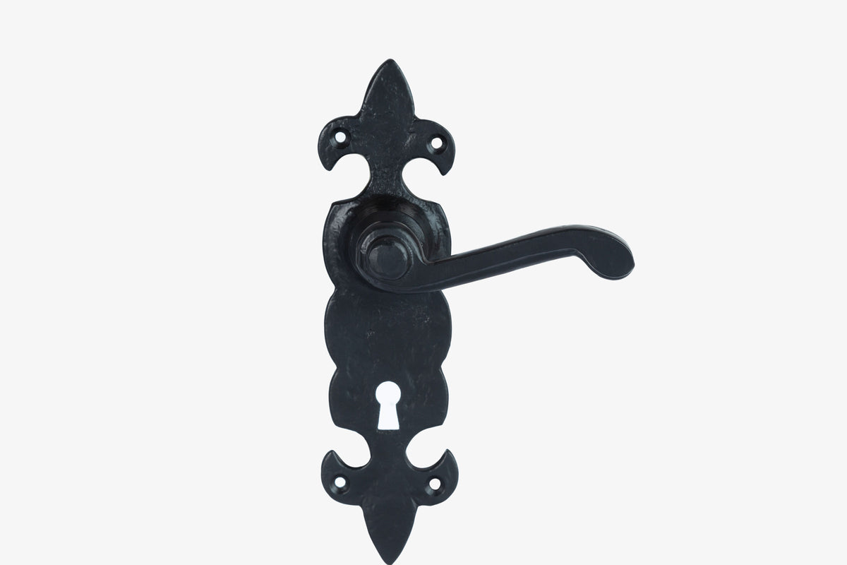 SONNATO BLACK FLEUR DE LYS HANDLES