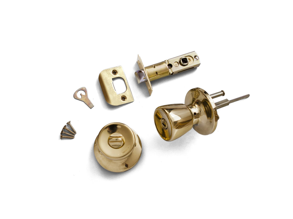 ERA BRASS PRIVACY KNOBSET