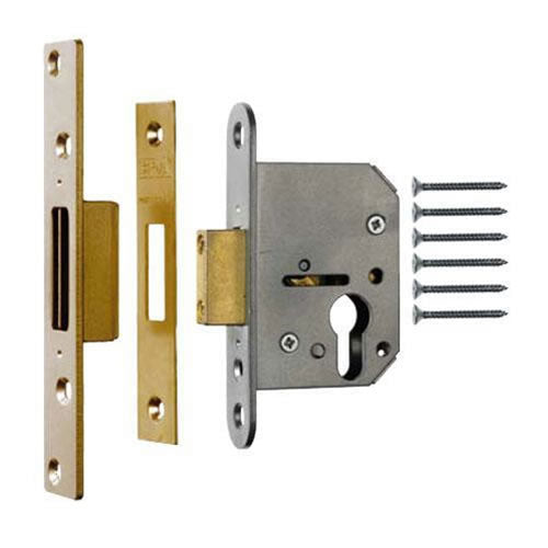 EURO VISCOUNT DEADLOCK  2.1/2" BRASS
