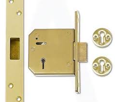 3" BRASS MORTICE DEADLOCK
