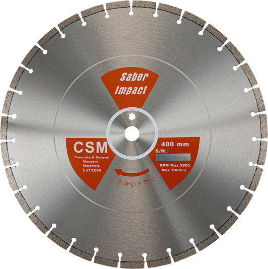 400CSM BORE DIAMOND BLADE 400mm X 25.4mm