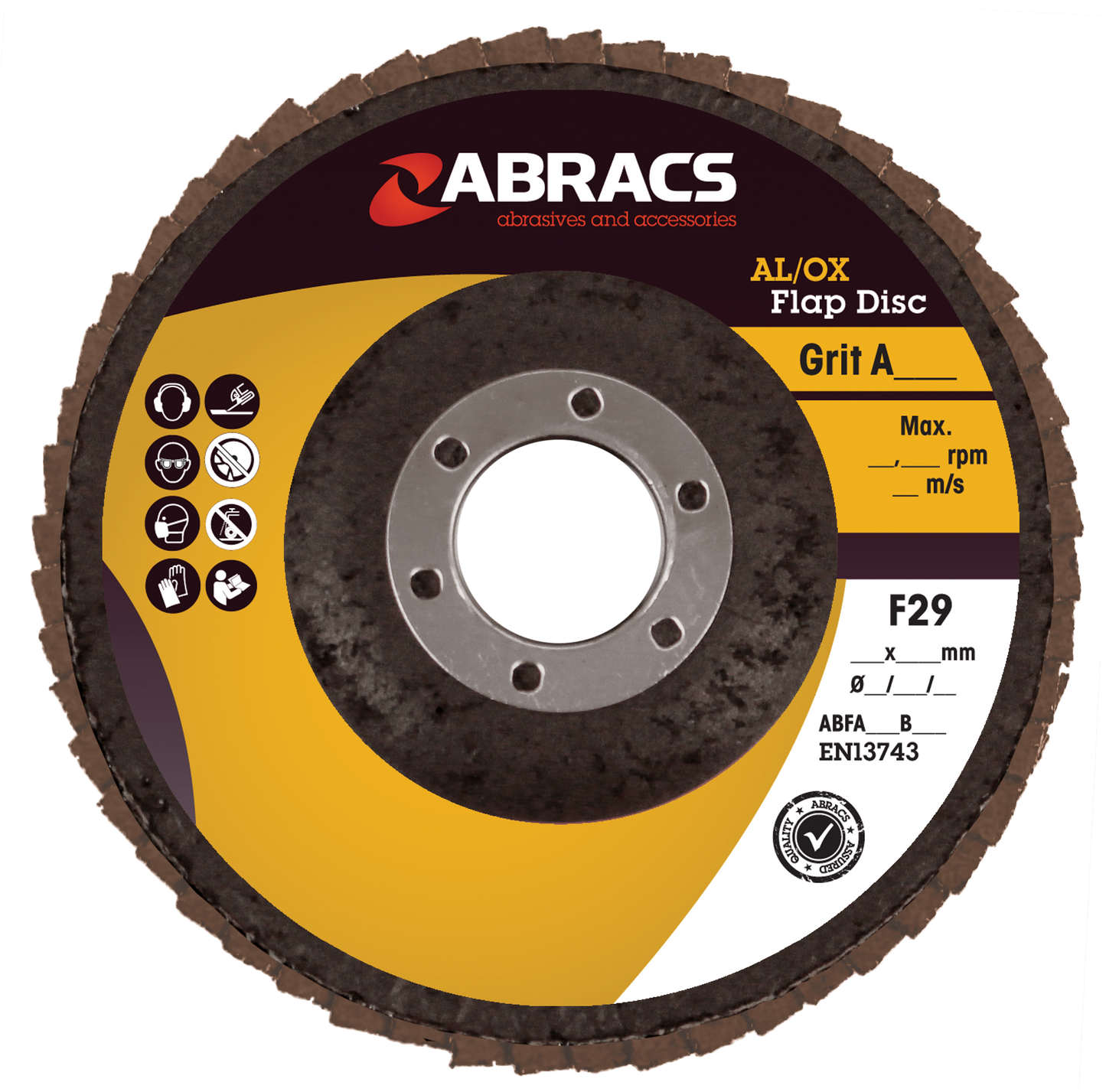 5060145205567 FLAP DISC 115mm x 60g AL/OX
