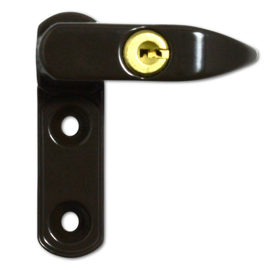 ERA LOCKABLE PVC WINDOW LOCK BROWN