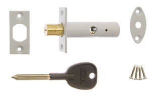 ERA  WHITE DOOR SECURITY BOLT