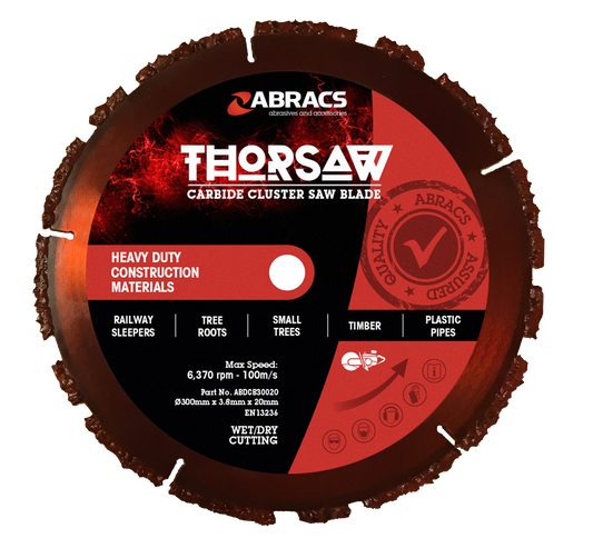 ABDCB30020 300mm x 3.8mm x 20mm THORSAW BLADE