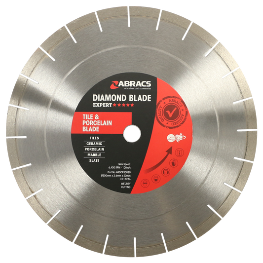 ABDCR30020X "X-Tech" Tile & Porcelain Blade 300mm x 20mm