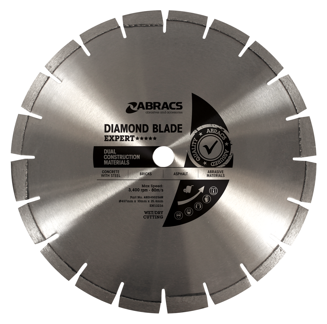 ABDI45025AM 457mm x 10mm x 25.4mm DCM - EXPERT