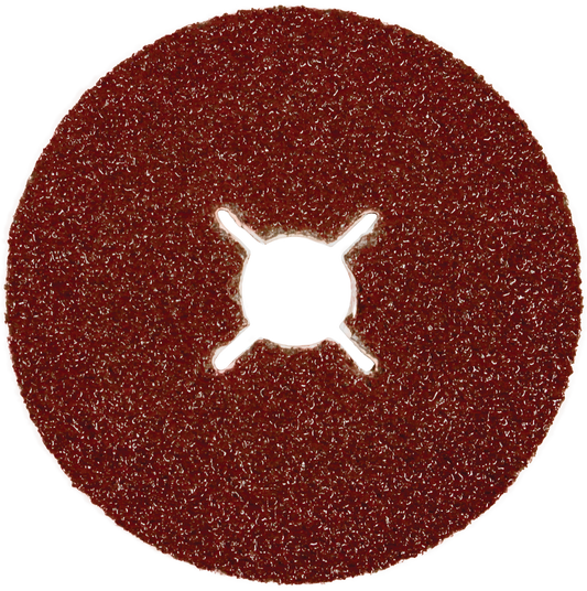 ABFD115024A FIBRE DISCS 115mm x 24 grit AL/OX
