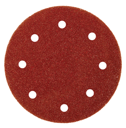 ABHL8125100 HOOK & LOOP DISC 125mm x 100g - 8 HOLES