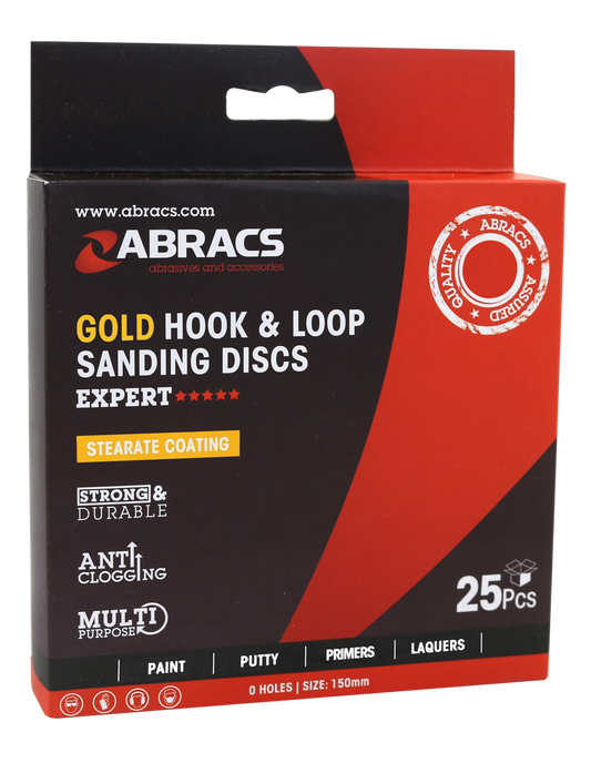 ABHLG0150100 "GOLD" HOOK & LOOP 150mm x 100g - 0 HOLE