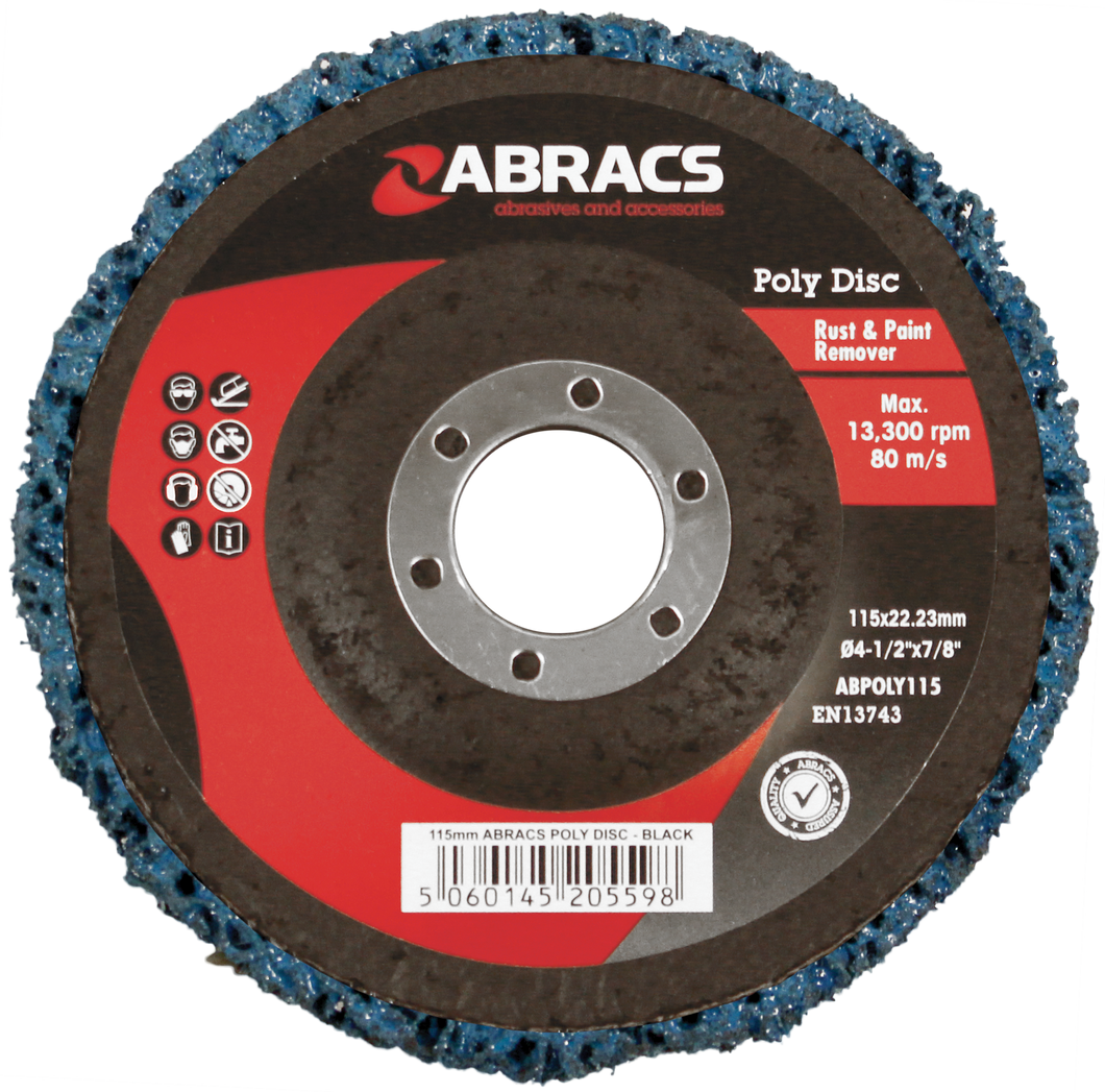 ABPOLY115B POLY DISC 115mm - BLUE
