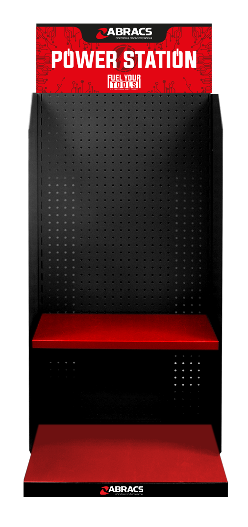 ABRACS POWER STATION FLOOR STAND 540mm X 1190mm X 240mm