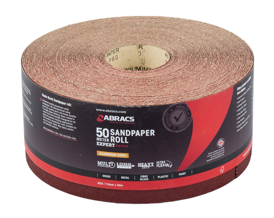 ABS11550150 SANDPAPER ROLL 115mm x 50M x 150G
