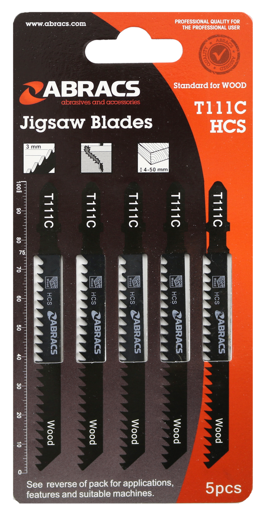 ABT111C JIGSAW BLADE WOOD T111C (5pcs)