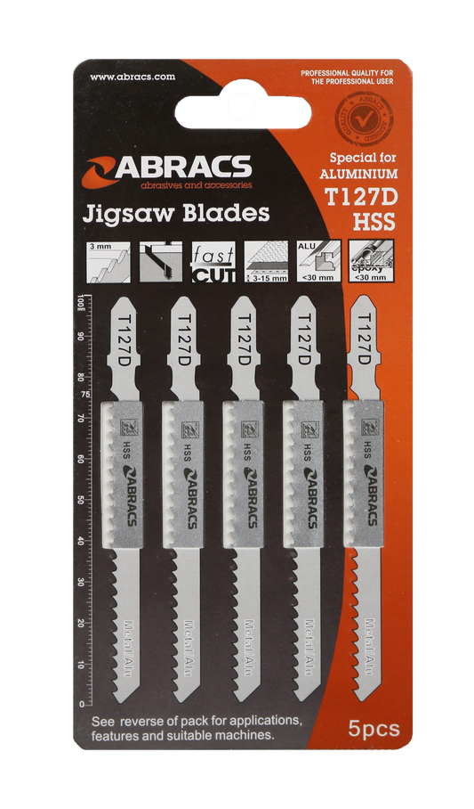 ABT127D JIGSAW BLADE ALUMINIUM T127D (5pcs)