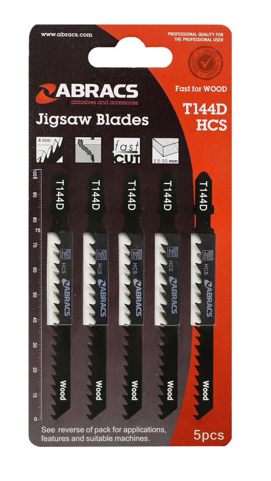 ABT144D JIGSAW BLADE WOOD T144D (5pcs)
