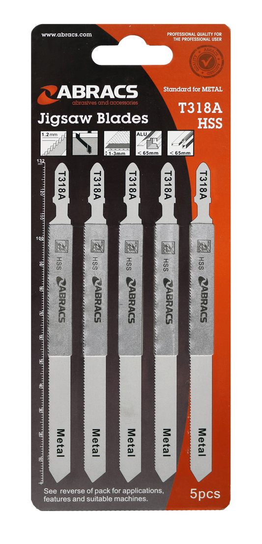 ABT318A JIGSAW BLADE METAL T318A (5pcs)