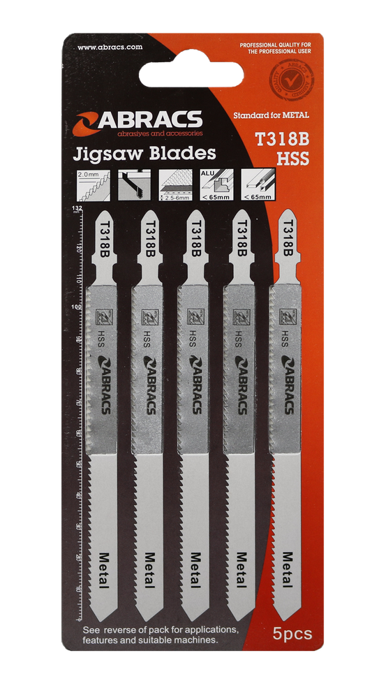 ABT318B JIGSAW BLADE METAL T318B (5pcs)