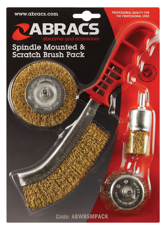 ABWBSMPACK SPINDLE MOUNTED & SCRATCH BRUSH PACK