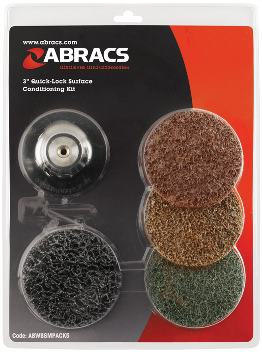 ABWBSMPACK5 3" ROLOC SURFACE CONDITIONING KIT