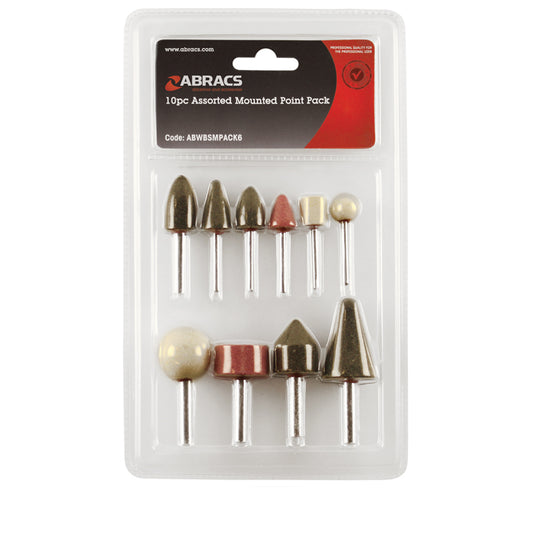 ABWBSMPACK6 10pc Mounted Point Pack
